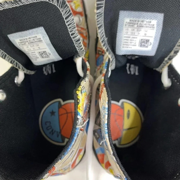 Converse Chuck Taylor All Star Jump Ball Sneakers Kid Junior Size 13 Unisex - Picture 8 of 12